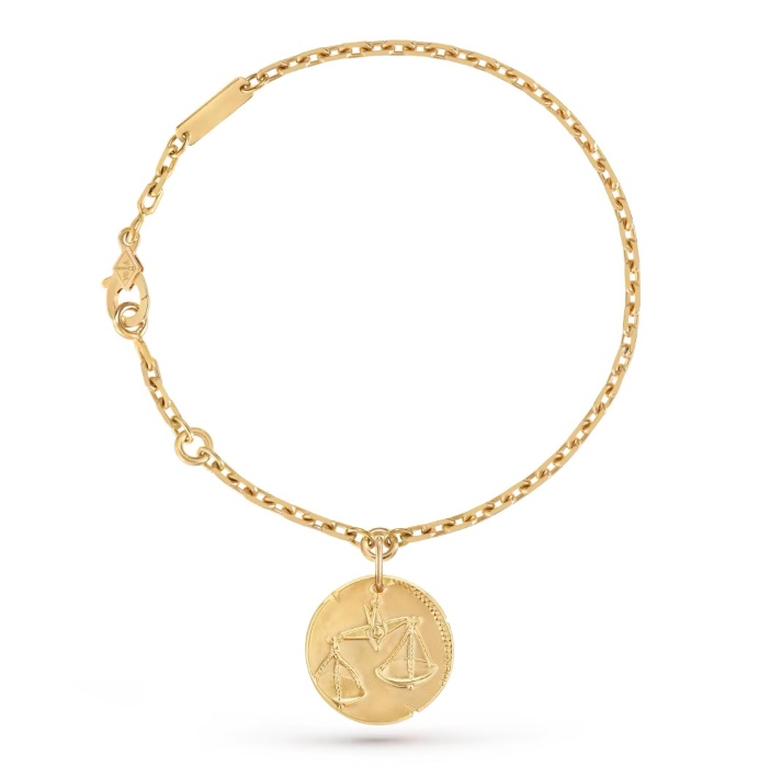 Van Cleef & Arpels Zodiaque bracelet Librae (Libra) 18K yellow gold - Van Cleef & Arpels
