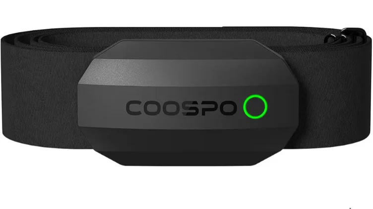 COOSPO Heart Rate Monitor, Bluetooth ANT+ Chest Strap Heart Monitor, HRM Dual HR Monitor Sensor Compatible with IP67, Peloton,Zwift,DDP Yoga,Strava,Wahoo Fitness,Polar Beat for iOS & Android - H808S-Heart Rate Monitor