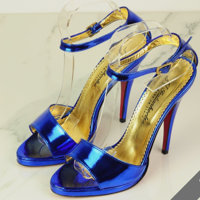 Blue Italian Heels