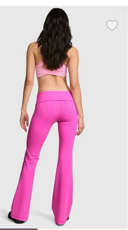 Hot pink Flare Leggings
