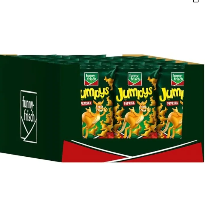 funny-frisch Jumpys Peppers Pack of 20 (20 x 75 g) : Amazon.ie