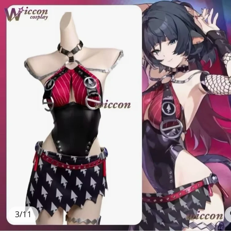 Jane Doe Cosplay Kostuum Ynott Game Zenless Zone Zero Nocturne Of Light Sexy Jane Doe Pruik Vrouwen Halloween Party Rollenspel Pak - AliExpress 