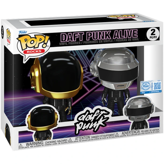 Daft Punk - Daft Punk Alive Pop! Vinyl Figure 2-Pack (Popcultcha Exclusive)
