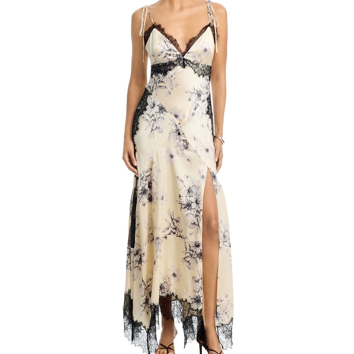 Handsketched Floral Jett Dress