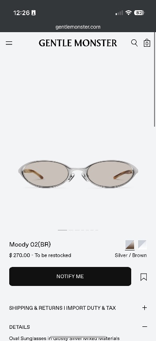 Gentle monster sunglasses