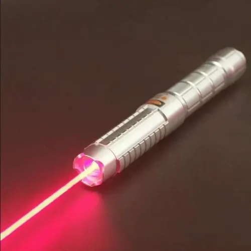 High-Power Laser Pointer Pen 1mW Focusable Beam 650nm
