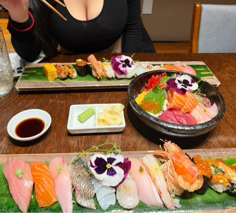 sushi dinner ($66)