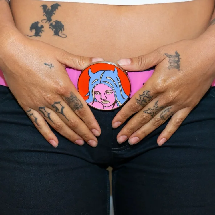 Come Tees | Devil Girl Belt