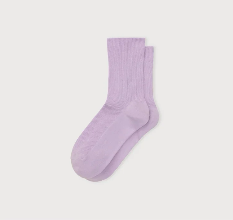 3-Pack Core Crew Rib Socks | Lilac