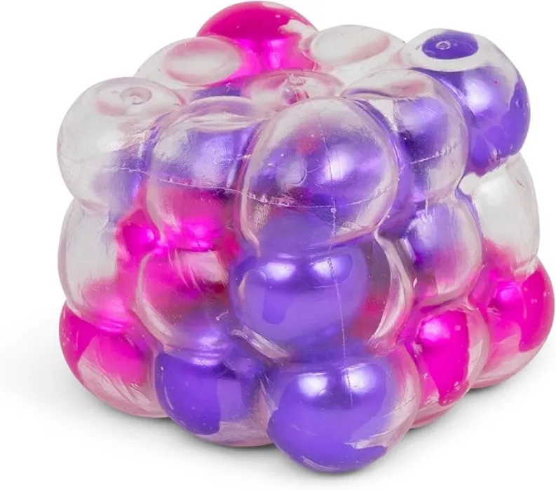ASMR Sensorischer Würfel, 6 cm: ASMR = Autonomous Sensory Meridian Response, Bunte Perlen im Würfel-Design erzeugen ein angenehmes Knistern beim Drücken : Amazon.com.be: Toys