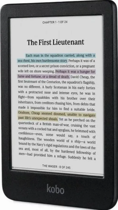 Kobo Clara Colour | Colour eReader | 6" Glare-Free Colour E Ink Kaleido 3 Display | Dark Mode Option | Waterproof | Audiobooks | 16GB of Storage | Black : Amazon.com.be: Electronics
