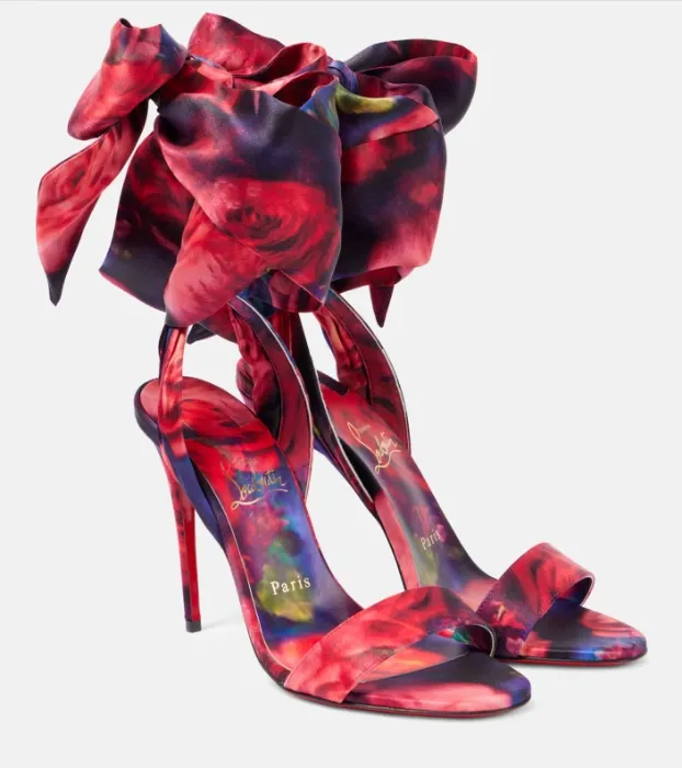 Sandale Du Désert 100 satin crêpe sandals