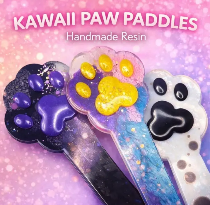 Custom Paddle - Black/Purple (Acrylic)