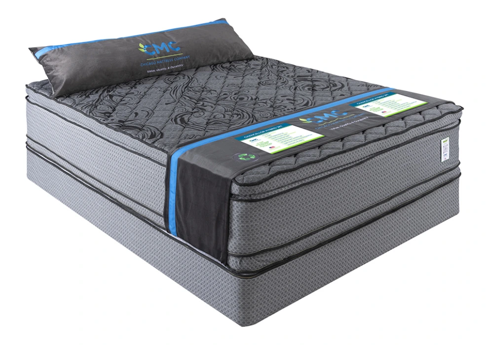 Complete Pillow Top Mattress Set w/ Frame