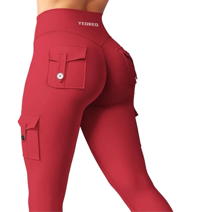yeoreo red leggings 