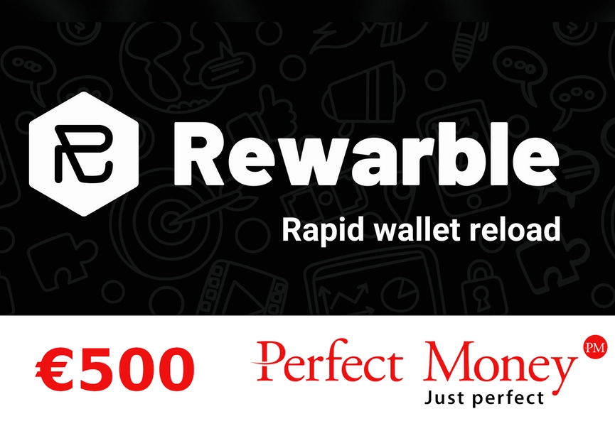 Rewarble Perfect Money EUR 500 Gift Card