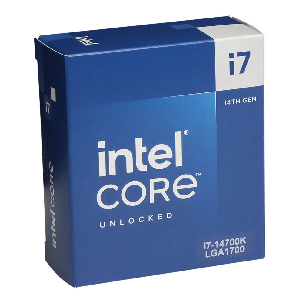 Intel Core i7-14700K Raptor Lake-S Refresh 3.4GHz Twenty-Core LGA 1700 Boxed Processor - Heatsink Not Included
