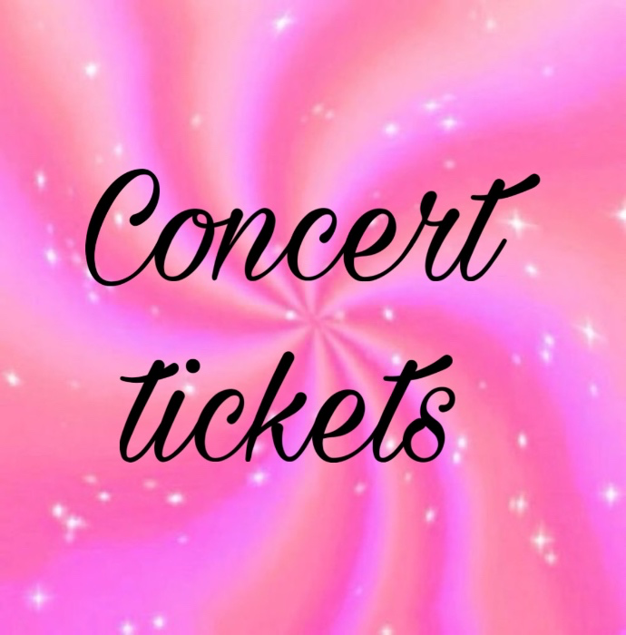 Concert Tickets🛍️