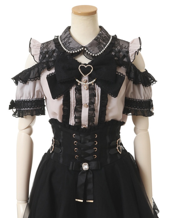 Lizlisa big ribbon open shoulder