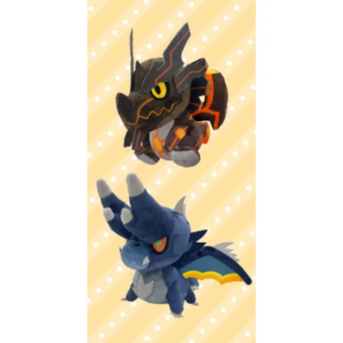 Monster Hunter Deformed Plush Alatreon & Dire Miralis Set