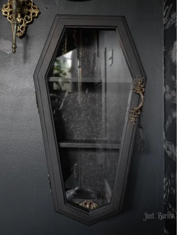 2 Ft Signature Bat Coffin Curio - PREORDER — Just Buried Co. 