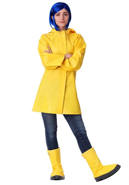 Women's Coraline Raincoat Costume | Coraline Costumes