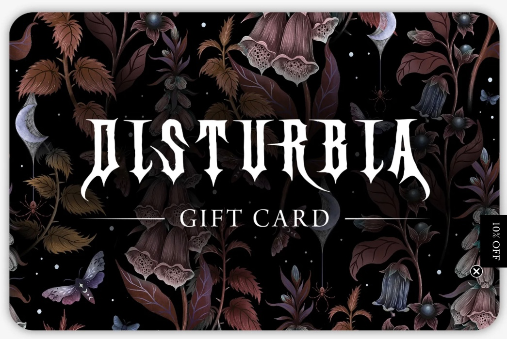 Disturbia gift card