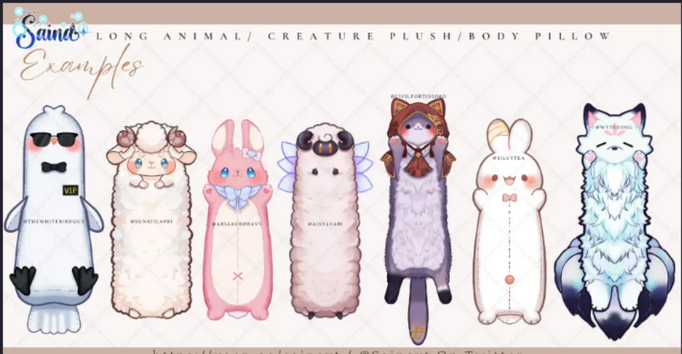 Animal/Creature Commission Long Plush