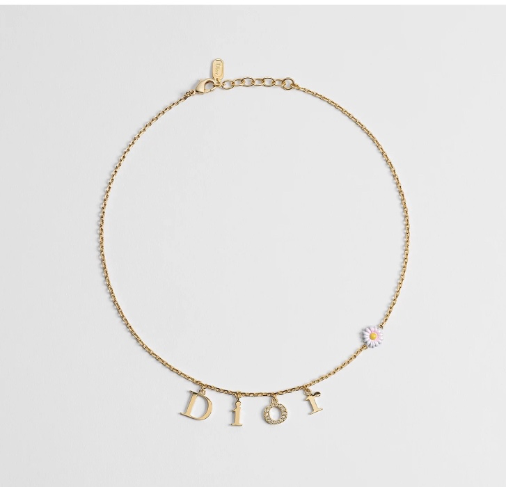 Dior Mini Daisy Necklace