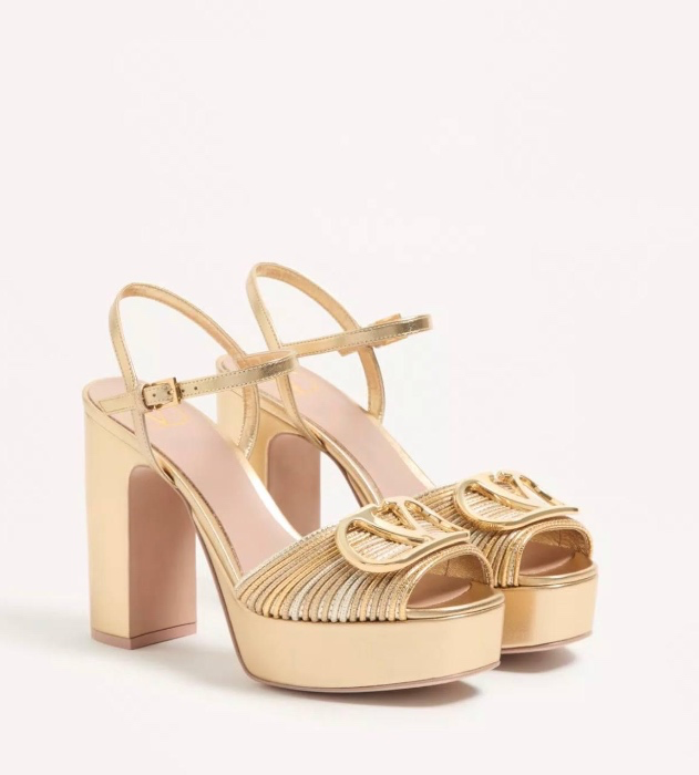Valentino high heels gold