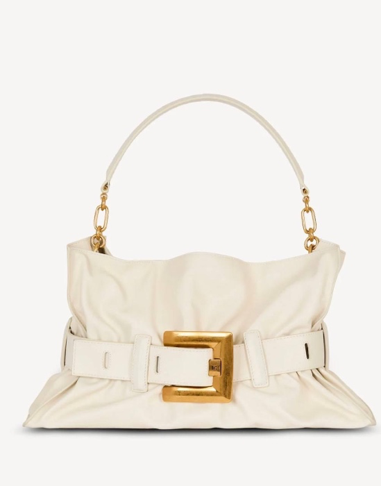 Balmain white Lux bag