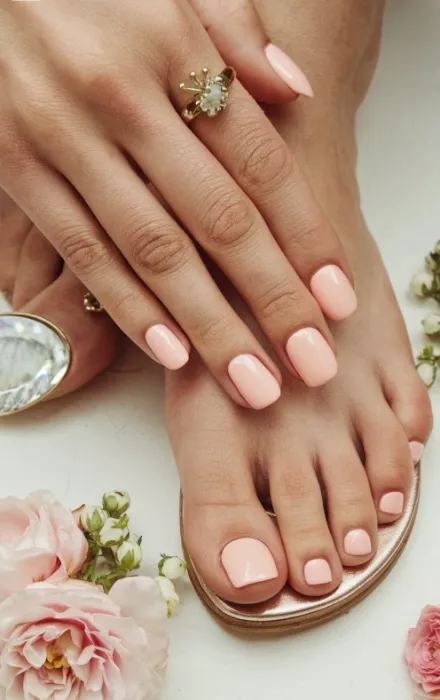 Pedicure and manicure