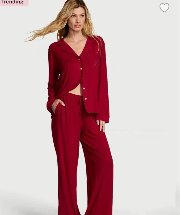 Modal Soft Long Pajama Set