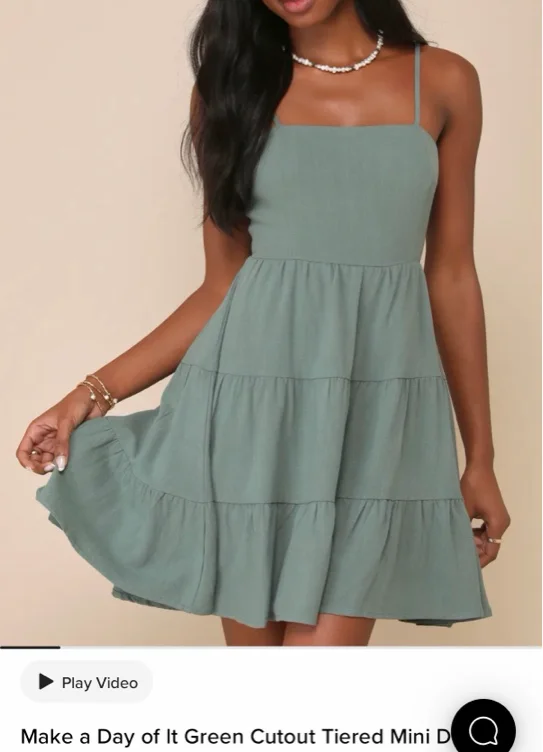 Green dress 