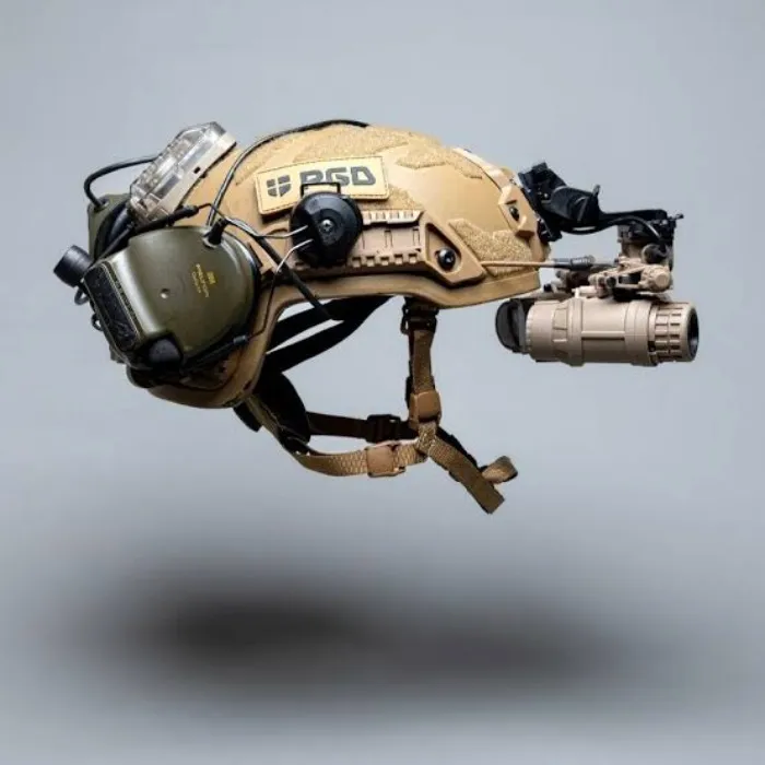 Tactical Helmet set up