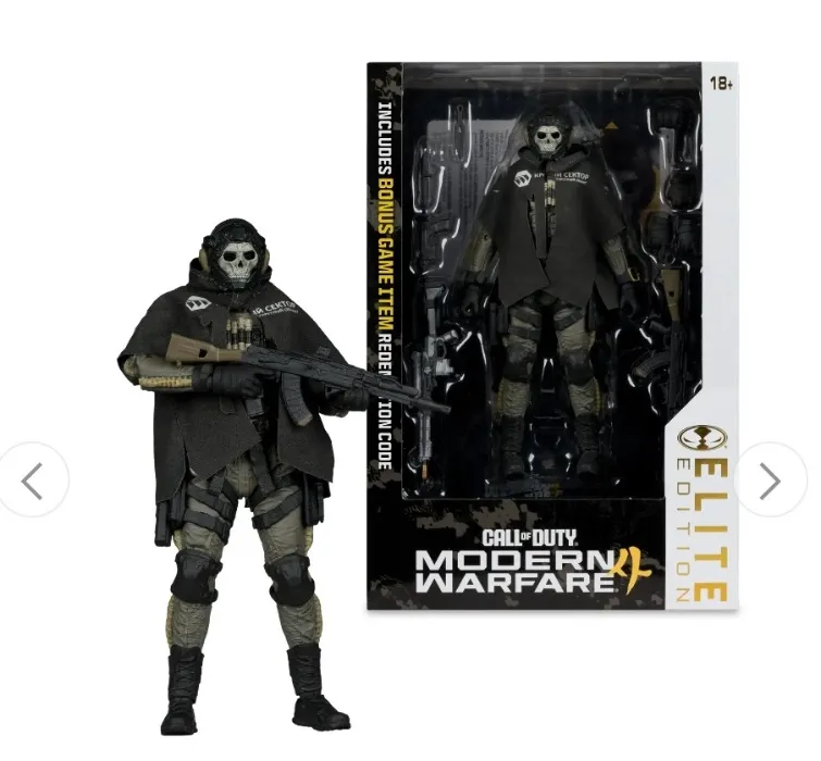 Ghost (Call of Duty: Modern Warfare 4) 7-Inch Deluxe Action Figure McFarlane Elite Edition #19