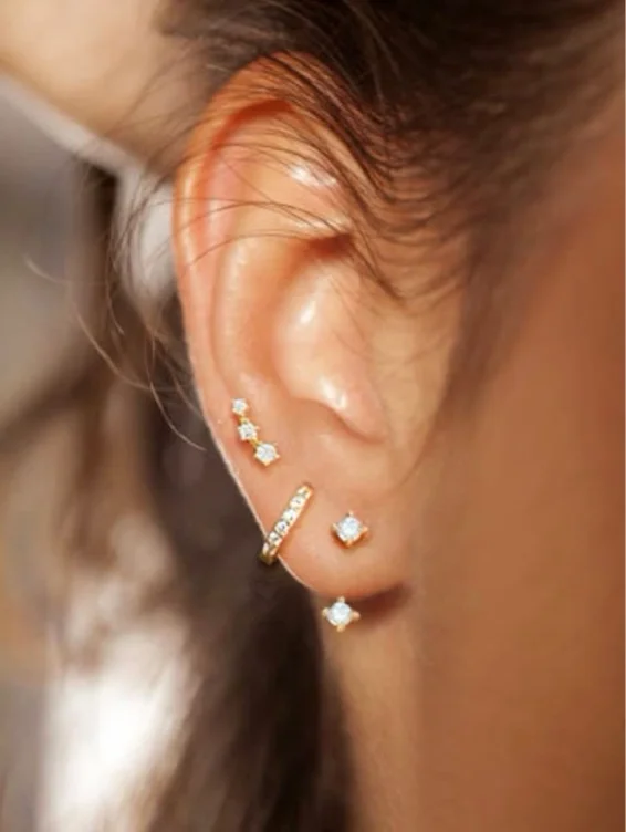 Ear Stack Piercings