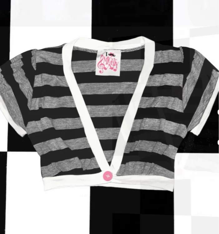 Striped crop top