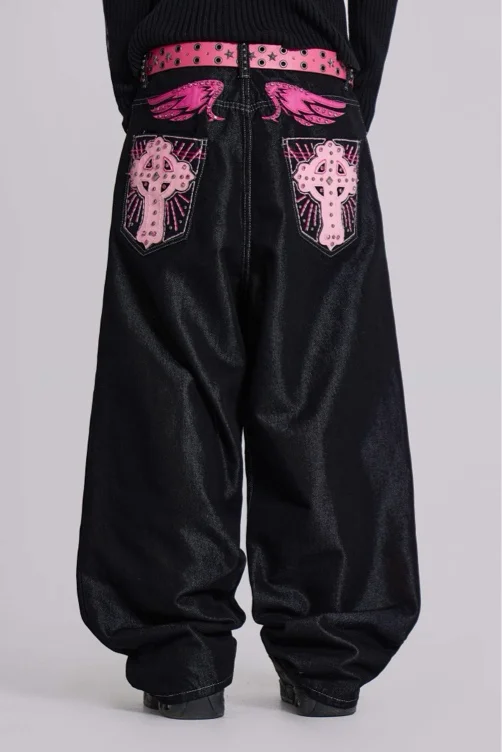 Jaded London Pink Sapphire XL Colossus Jeans