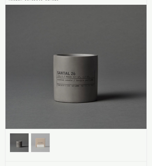 Le Labo candle