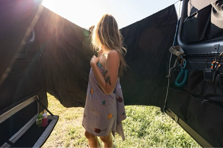 Rear Door Shower Screen | Van Essential 