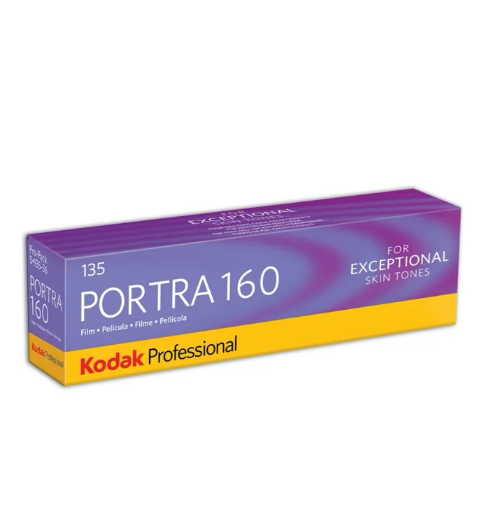 Kodak Professional Portra 160 Color Negative Film (35mm Roll Film, 36 Exposures, 5-Pack)