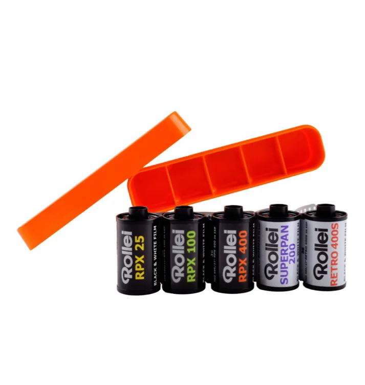 Rollei Fantastic 5 Black and White Film Bundle (35mm Roll Film, 5-Pack)