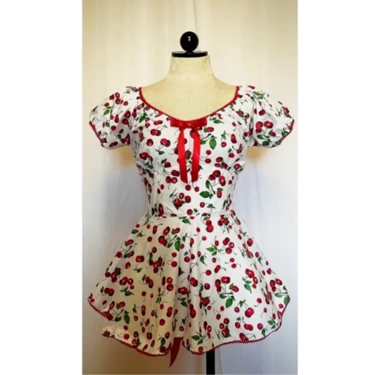 Babydoll Cherry Dress