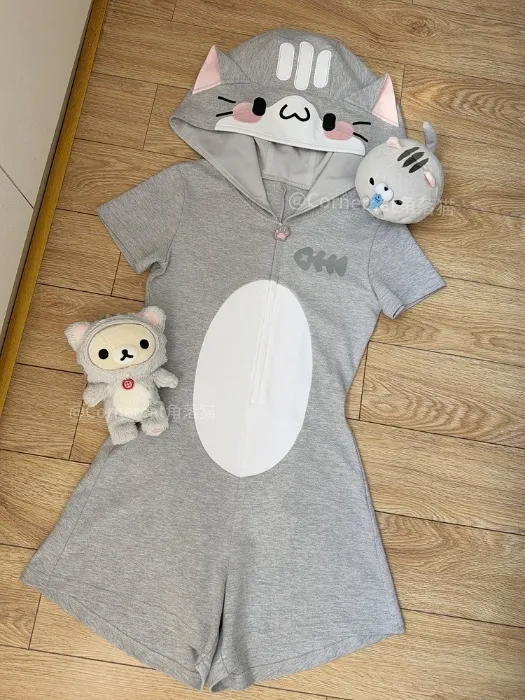 kitty romper