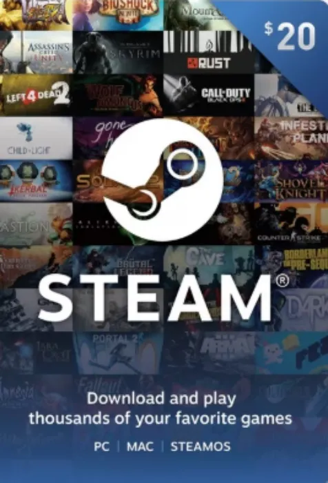 Steam 20€ Gift Card - 20 EUR