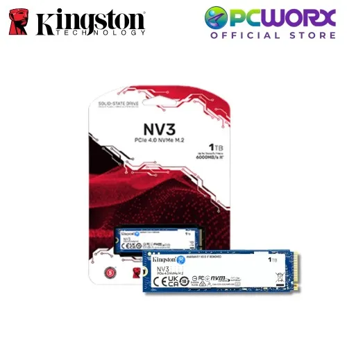 Kingston NV3 500GB | 1TB M.2 2280 PCIe 4.0x4 NVMe Internal SSD Solid State Drive