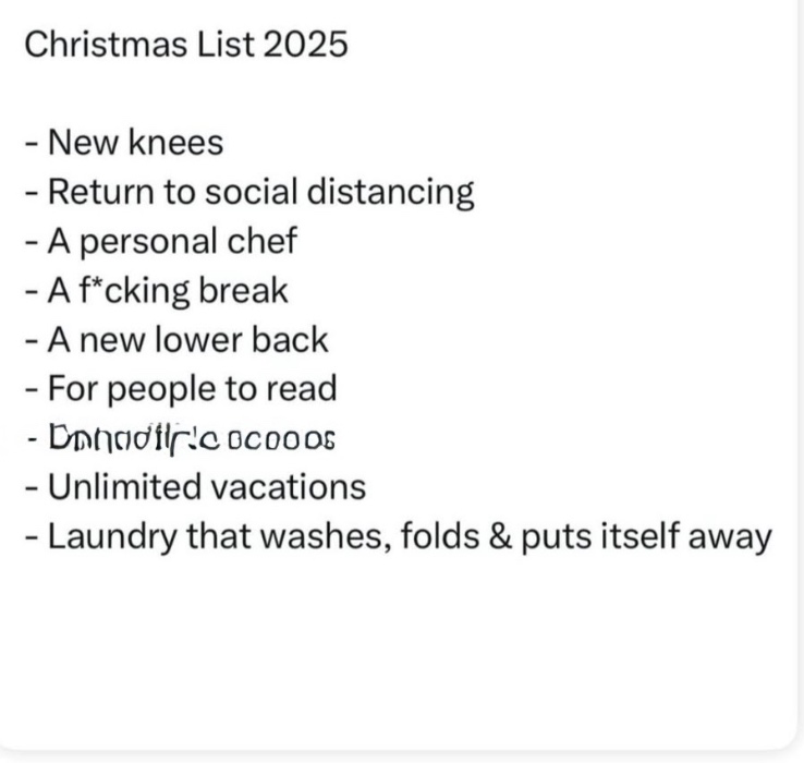 Christmas list 😹😹😹