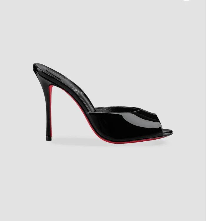 Me Dolly 100MM Patent Leather Mules