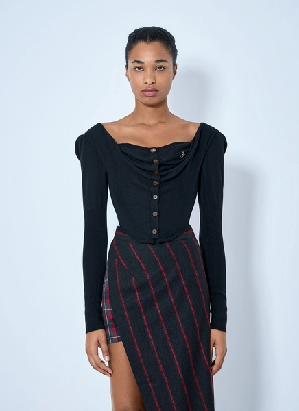 Vivienne Westwood Bea Corset Cardi - Woman Tops Black It - 38 38